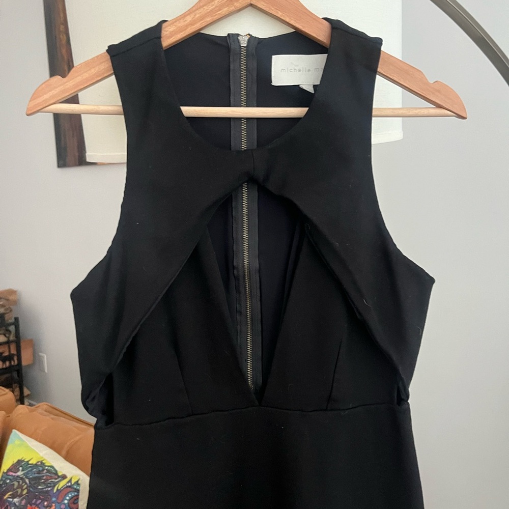Black Sleeveless Cutout Sheath Dress - Brand: - Picture 2 of 5
